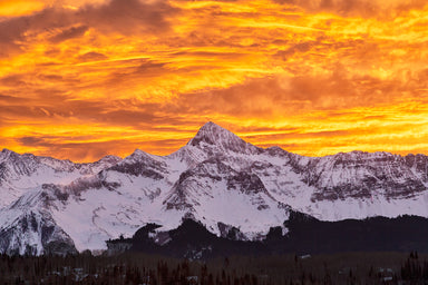 Telluride Alpen Glow Mt Wilson