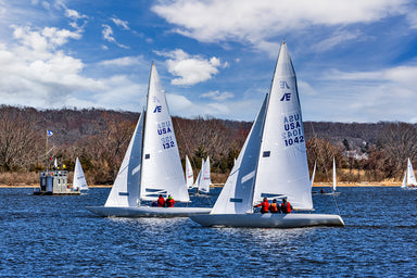 Big Boats Close Hauled