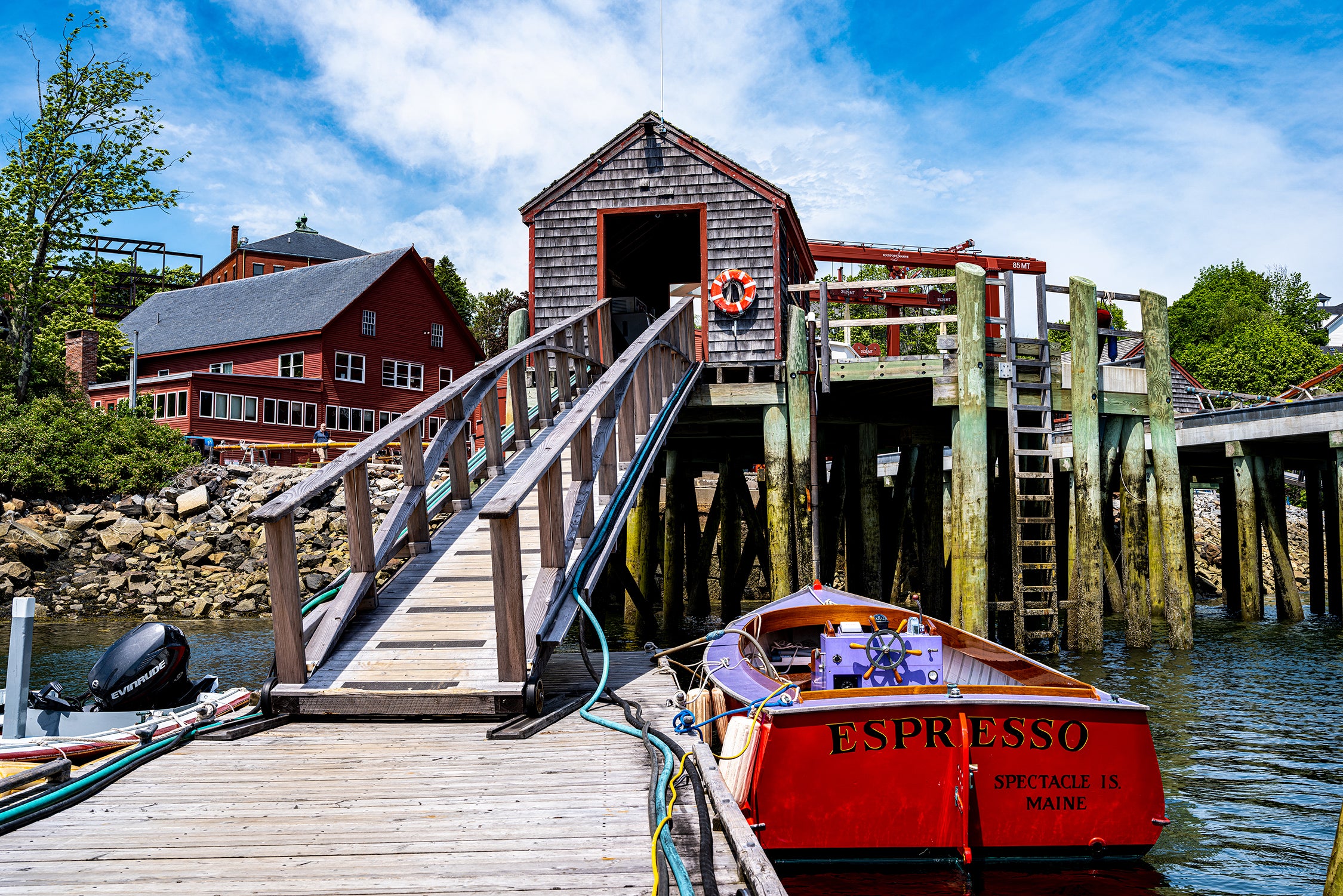 Rockport Maine Expresso Boat