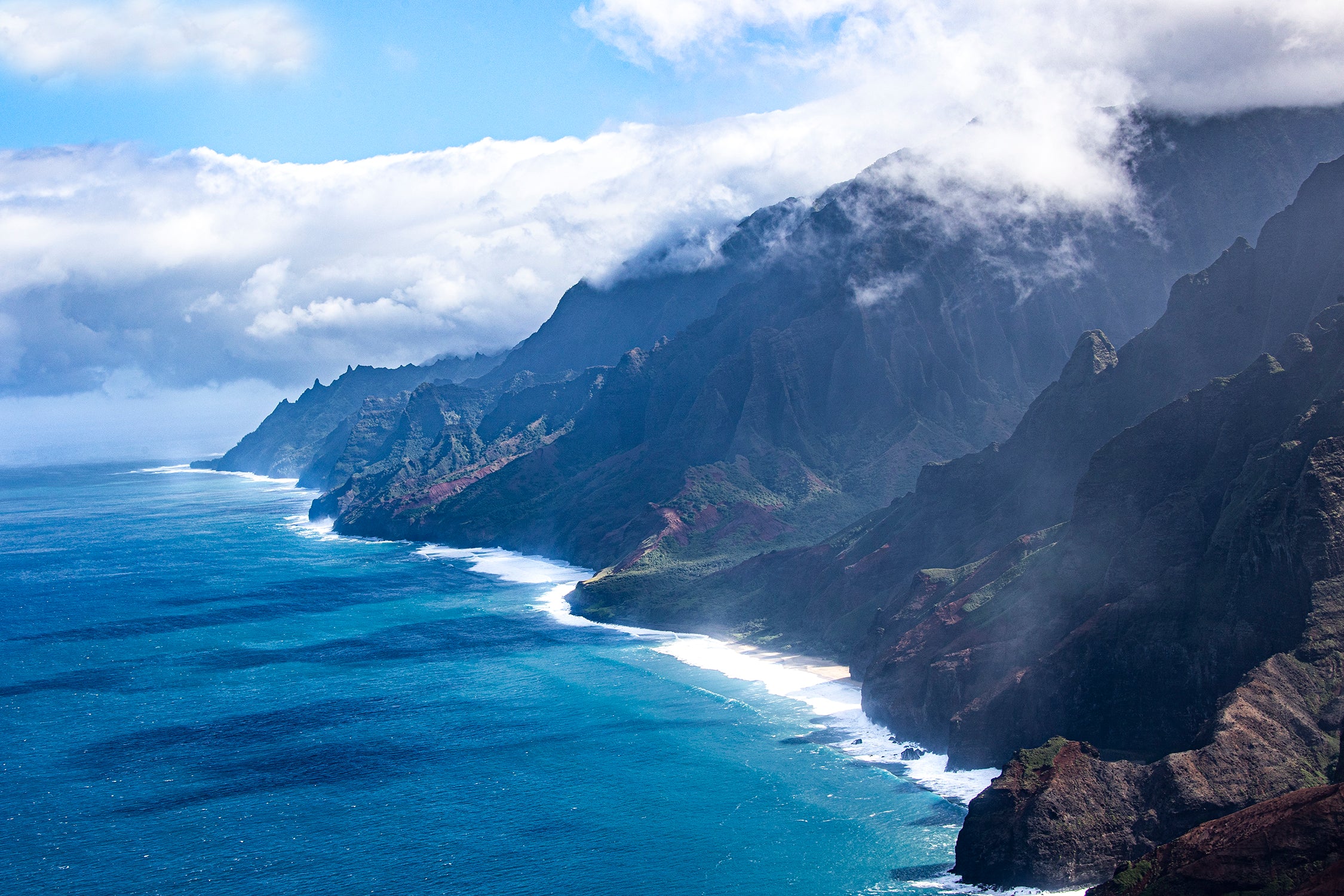 Shoreline of Jurrassic Park Looking East
