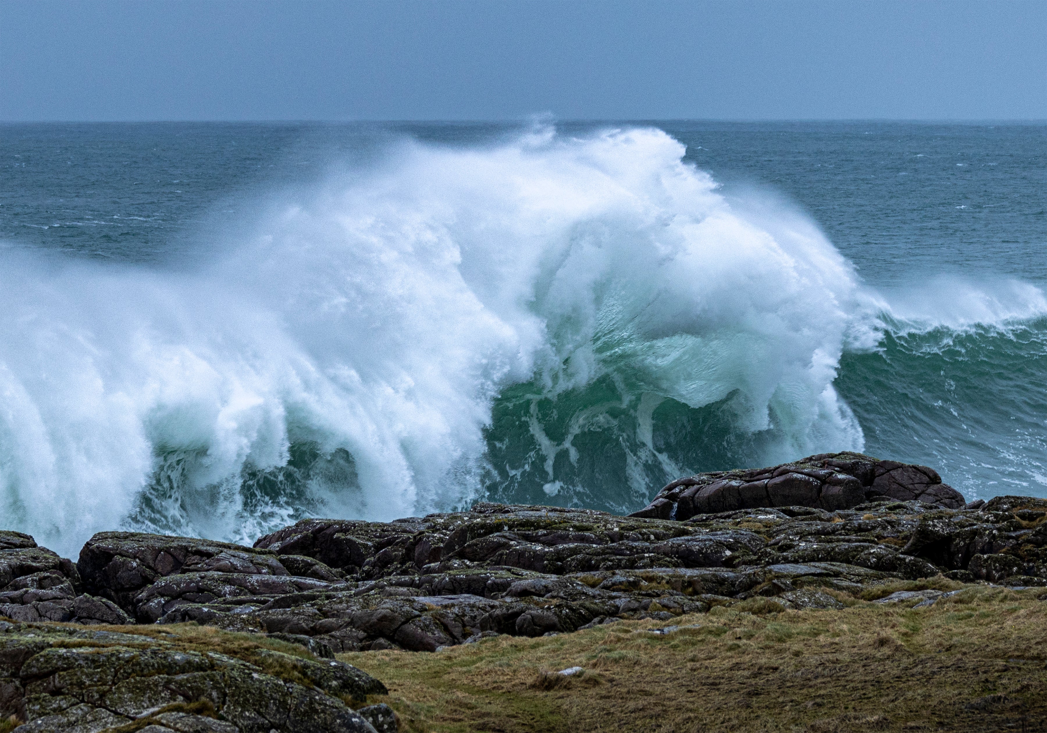 Large Wave Along Irish Coast