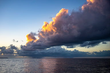 Last Sunlight above Clouds