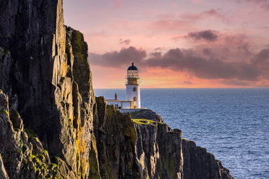 Neist Point Lighthouse at Sunset